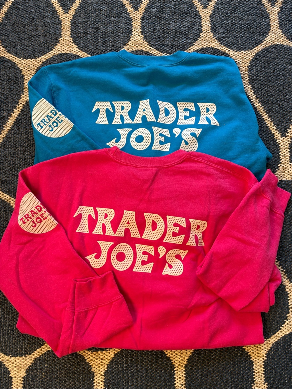 Trader Joe's Logo Sweatshirt - Blue only
